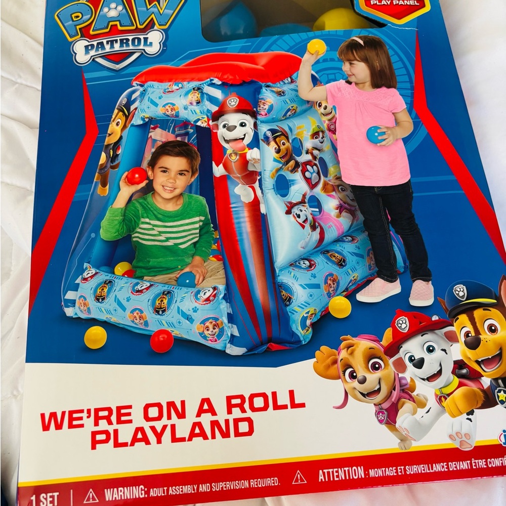 Paw Patrol Blue Ball Pit  & Playsets